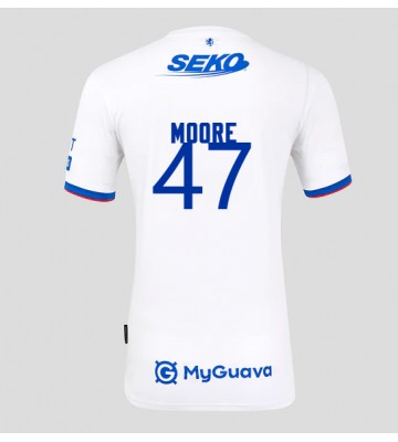 Rangers Mikey Moore #47 Venkovní Dres 2025-26 Krátkým Rukávem Rangers Mikey Moore #47 Venkovní Dres 2025-26 Krátkým Rukávem
